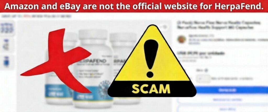 Warning: Amazon and eBay are not the official website for HerpaFend